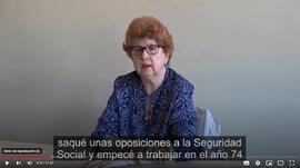Entrevista con María Teresa del Cura López sobre su trayectoria sindical en el área sanitaria