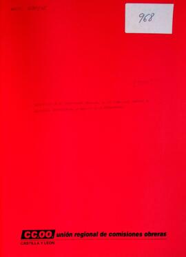 Manifiesto de la Coordinadora Provincial de las CCOO de Guipúzcoa reivindicando los derechos de los trabajadores [1974?]