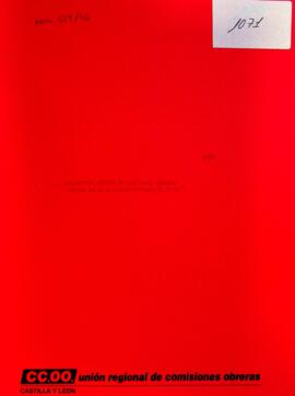 Documentos básicos de CCOO / editado por la Delegación Exterior de CCOO (1969)