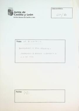 Anteproyecto de Programa y Estatutos de la C.S. de CCOO [s.f.]