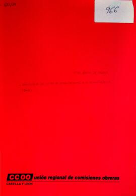 Manifiesto reivindicativo de CCOO de la Construcción a la opinión pública (1976)