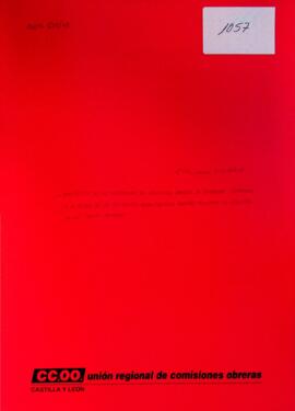 Manifiesto de las Plataformas de CCOO de empresas instando a la unidad de las diferentes organizaciones obreras mediante la reunión de un comité unitario (1974)