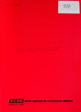 Manifiesto de la Coordinadora de CCOO de la zona de Ventas (Madrid) reclamando solidaridad en las reivindicaciones obreras (1974)